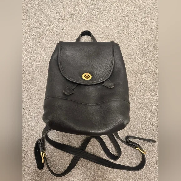 Coach | Bags | Vintage Coach Daypack Backpack 996 Black  display picture 1